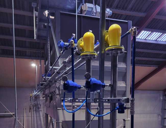 AARTS metaal & techniek bij Amabox Systems - detail leidingwerk